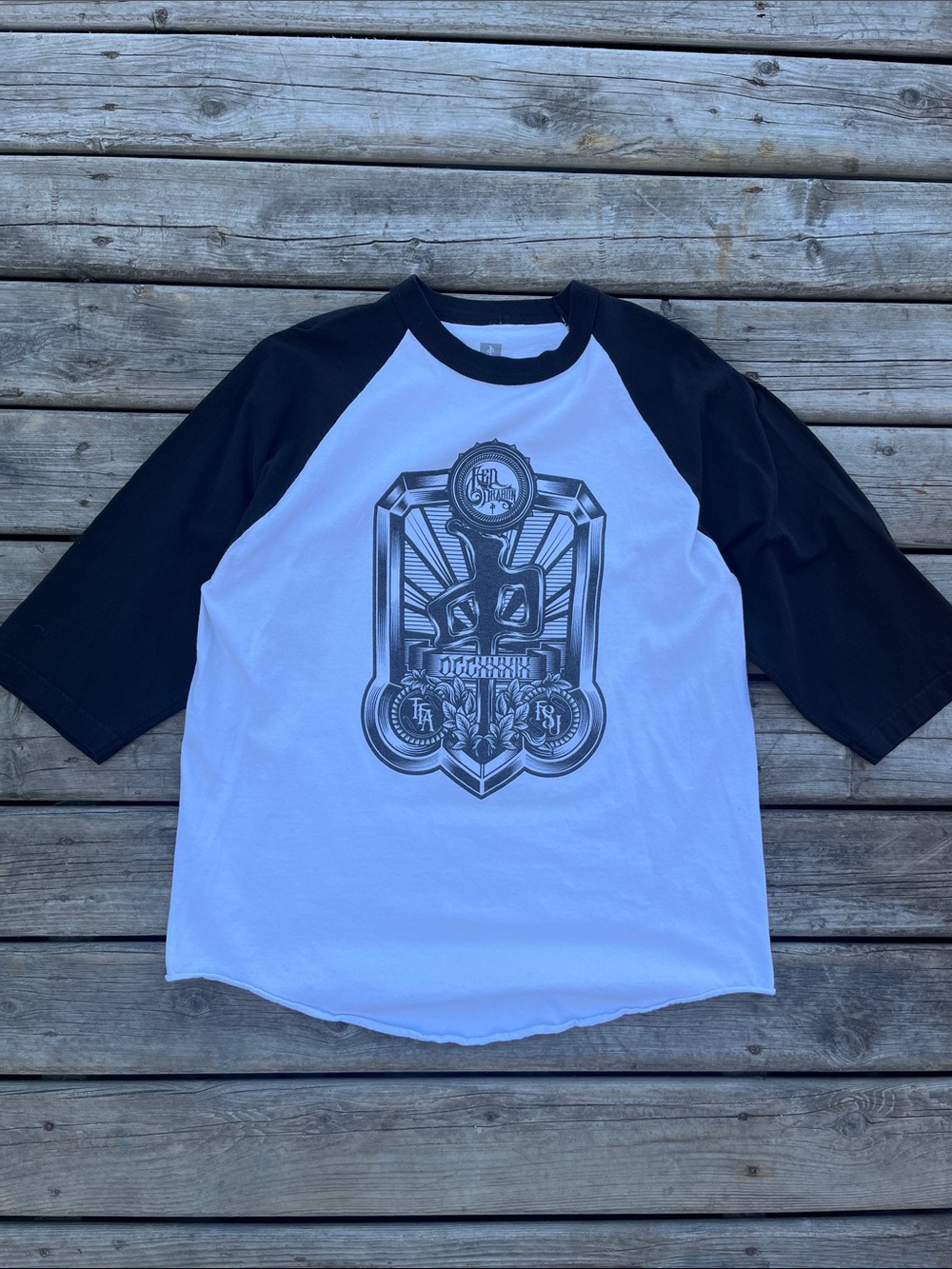 Red Dragon 3/4 Sleeve Baseball Tee